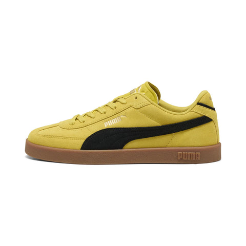 Puma Club II Era Suede 40071729 Mens Yellow Lifestyle Sneakers Shoes