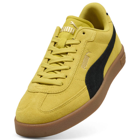 Puma Club II Era Suede 40071729 Mens Yellow Lifestyle Sneakers Shoes