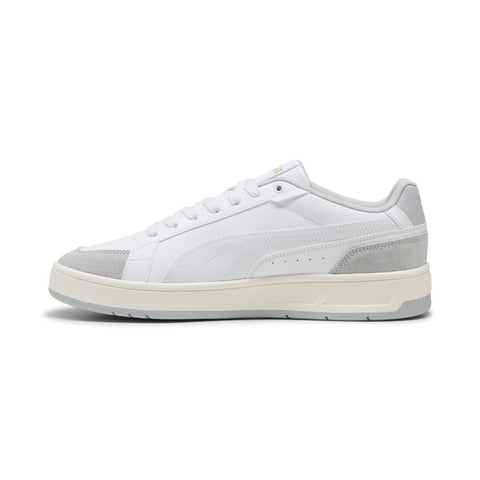 Puma Court Classico Sport 40073102 Mens White Lifestyle Sneakers Shoes