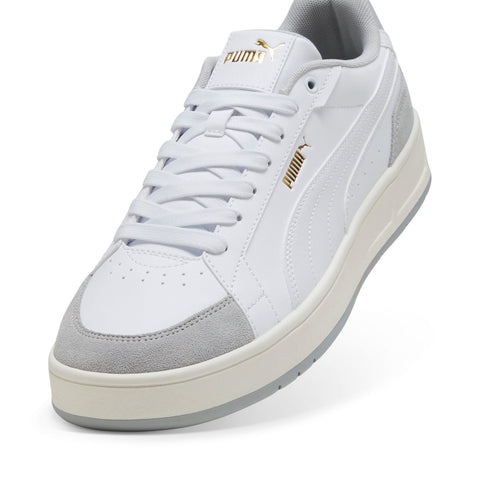 Puma Court Classico Sport 40073102 Mens White Lifestyle Sneakers Shoes