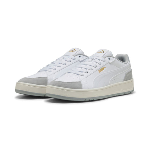 Puma Court Classico Sport 40073102 Mens White Lifestyle Sneakers Shoes