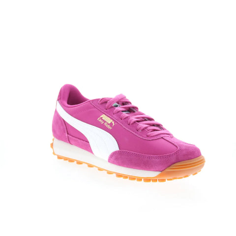 Puma Easy Rider Vintage 40077311 Womens Pink Suede Lifestyle Sneakers Shoes