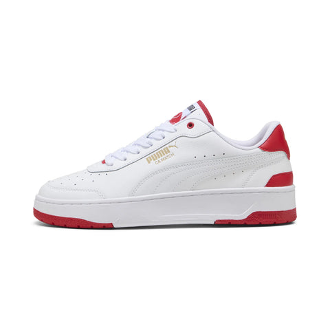 Puma CA Match 40077904 Mens White Leather Lace Up Lifestyle Sneakers Shoes