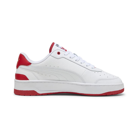 Puma CA Match 40077904 Mens White Leather Lace Up Lifestyle Sneakers Shoes
