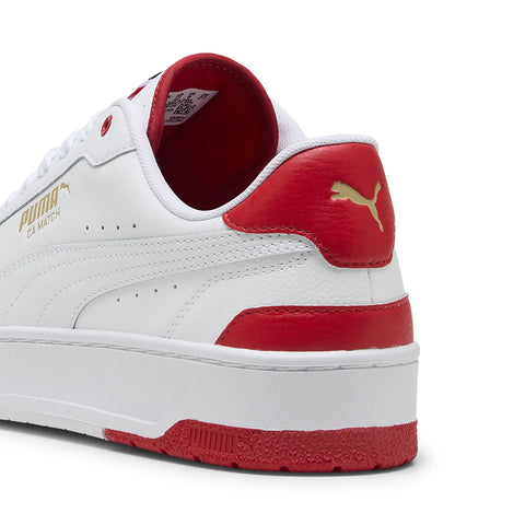 Puma CA Match 40077904 Mens White Leather Lace Up Lifestyle Sneakers Shoes