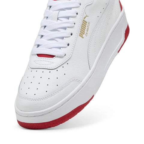 Puma CA Match 40077904 Mens White Leather Lace Up Lifestyle Sneakers Shoes