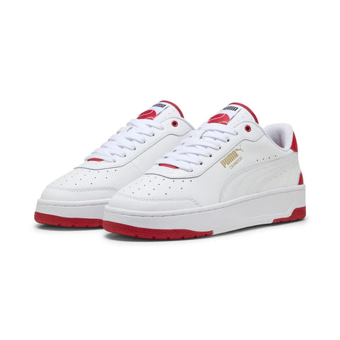 Puma CA Match 40077904 Mens White Leather Lace Up Lifestyle Sneakers Shoes