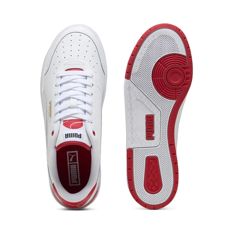 Puma CA Match 40077904 Mens White Leather Lace Up Lifestyle Sneakers Shoes