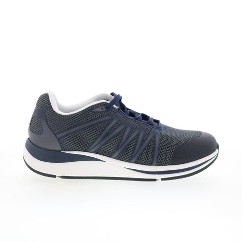 Drew Player 40105-42 Mens Blue Wide Canvas Lace Up Lifestyle Sneakers Shoes