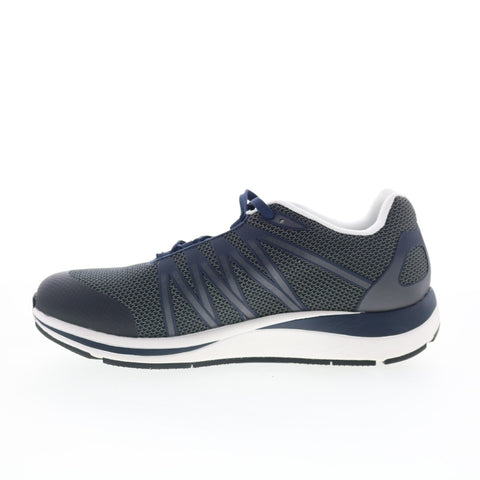Drew Player 40105-42 Mens Blue Wide Canvas Lace Up Lifestyle Sneakers Shoes