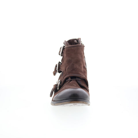 A.S. 98 Cooper 401202-2001-6507 Womens Brown Suede Ankle & Booties Boots