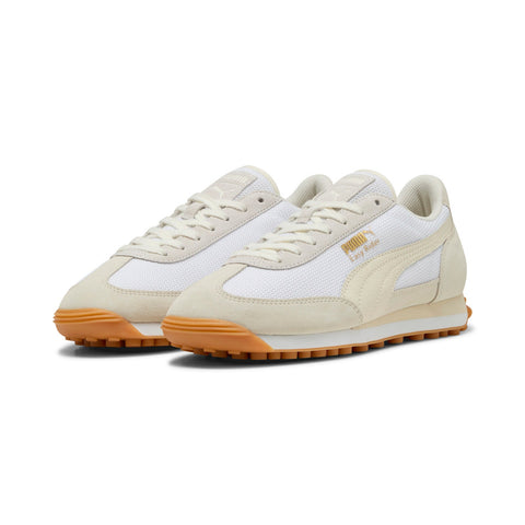 Puma Easy Rider Elevated 40125303 Mens White Suede Lifestyle Sneakers Shoes