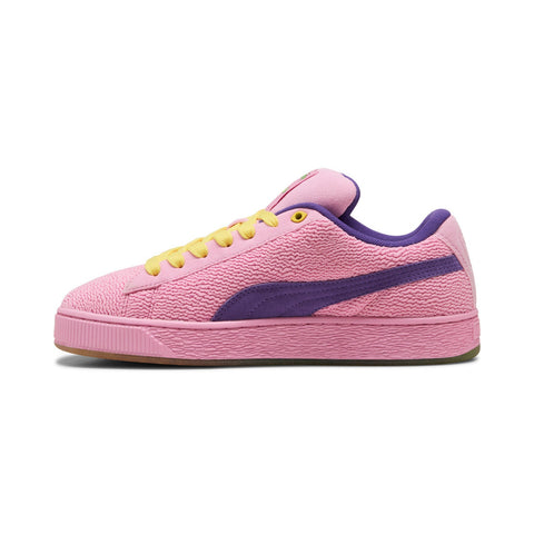 Puma Suede XL 2 x TMNT Ninja Turtles Mens Pink Lifestyle Sneakers Shoes