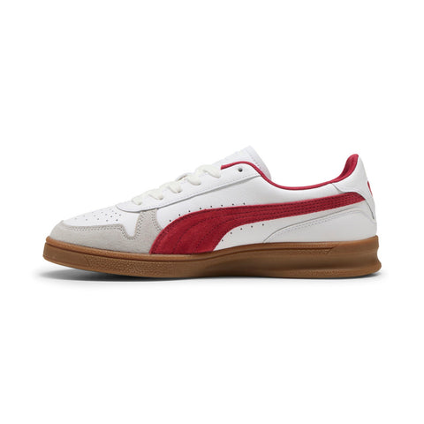 Puma Indoor 40136003 Mens White Leather Lifestyle Sneakers Shoes