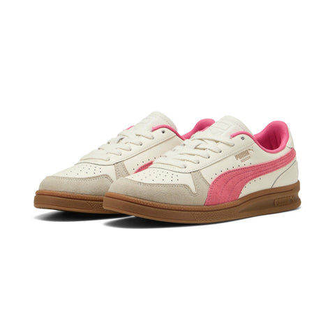 Puma Indoor 40136008 Mens Beige Leather Lifestyle Sneakers Shoes