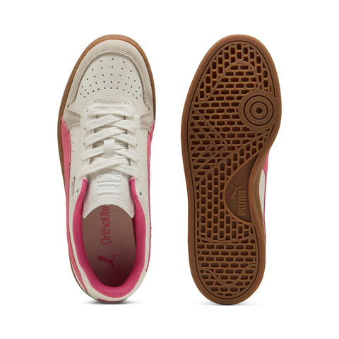 Puma Indoor 40136008 Mens Beige Leather Lifestyle Sneakers Shoes