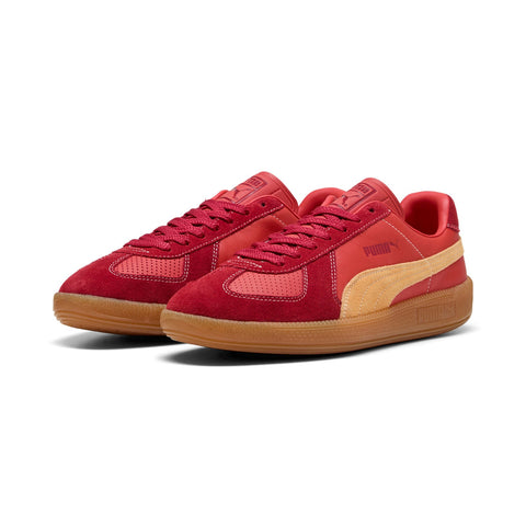 Puma Army Trainer City Perf 40136702 Mens Red Lifestyle Sneakers Shoes