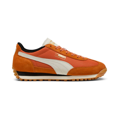 Puma Easy Rider Footie 40155901 Mens Orange Suede Lifestyle Sneakers Shoes