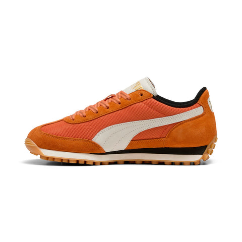 Puma Easy Rider Footie 40155901 Mens Orange Suede Lifestyle Sneakers Shoes