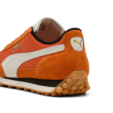 Puma Easy Rider Footie 40155901 Mens Orange Suede Lifestyle Sneakers Shoes