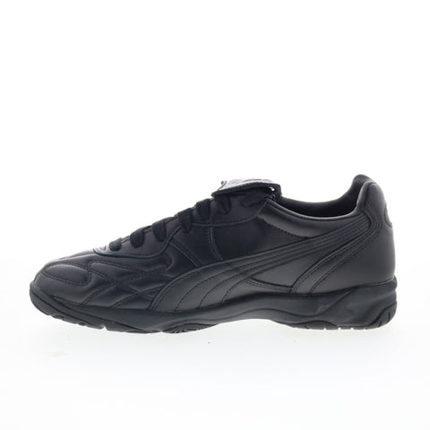 Puma King Indoor 40168311 Mens Black Leather Lifestyle Sneakers Shoes