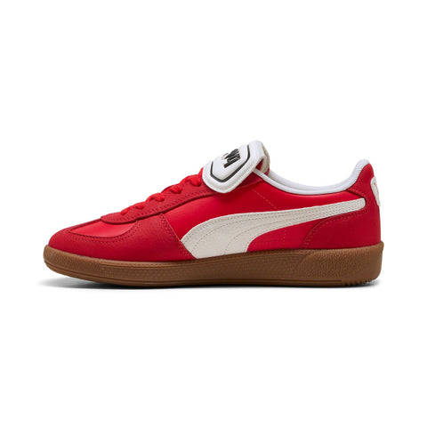 Puma Palermo Premium 40174403 Mens Red Leather Lifestyle Sneakers Shoes