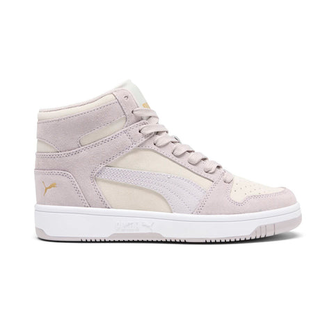 Puma Rebound Layup Stone 40187401 Womens Gray Lifestyle Sneakers Shoes