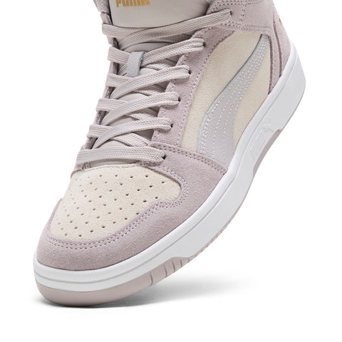 Puma Rebound Layup Stone 40187401 Womens Gray Lifestyle Sneakers Shoes