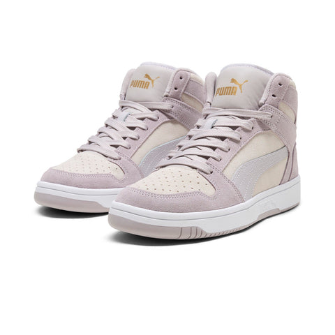 Puma Rebound Layup Stone 40187401 Womens Gray Lifestyle Sneakers Shoes