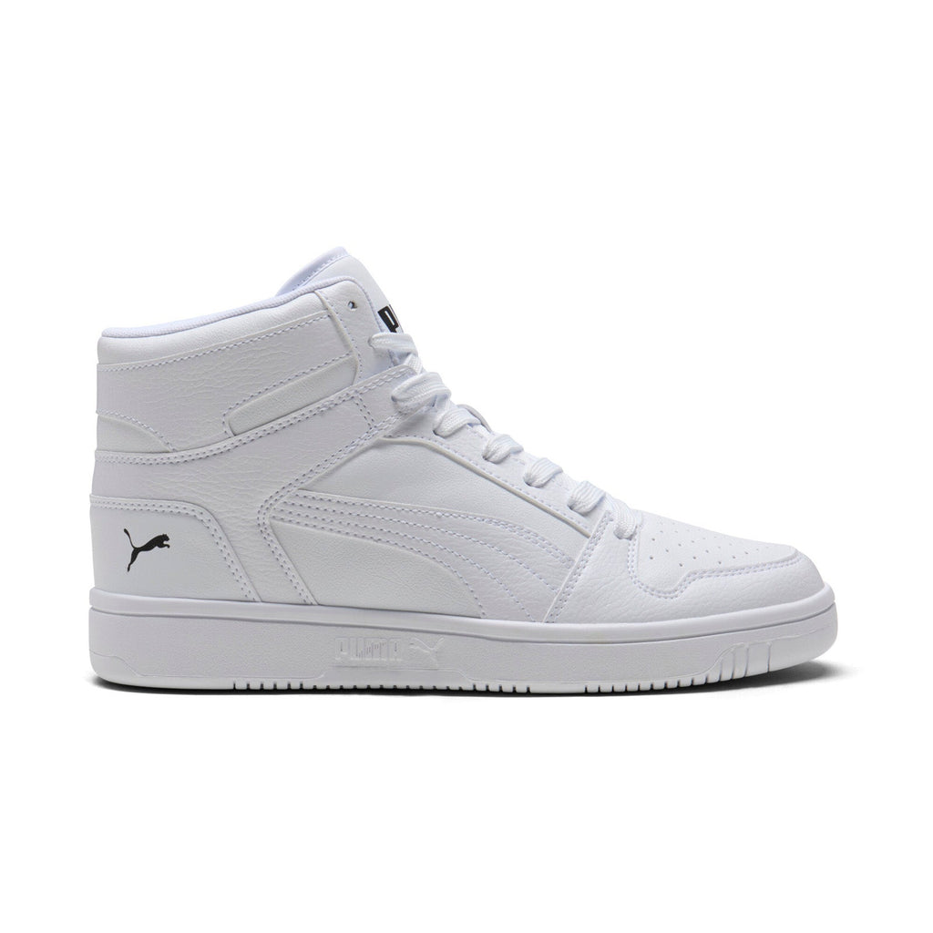 White Rcl Puma Rebound Layup RCL 40196408 Mens White Leather Lifestyle Sneakers ...