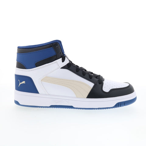 Puma Rebound Layup RCL 40196412 Mens White Leather Lifestyle Sneakers Shoes