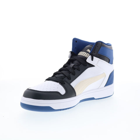 Puma Rebound Layup RCL 40196412 Mens White Leather Lifestyle Sneakers Shoes