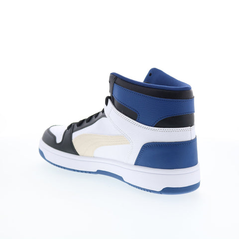 Puma Rebound Layup RCL 40196412 Mens White Leather Lifestyle Sneakers Shoes