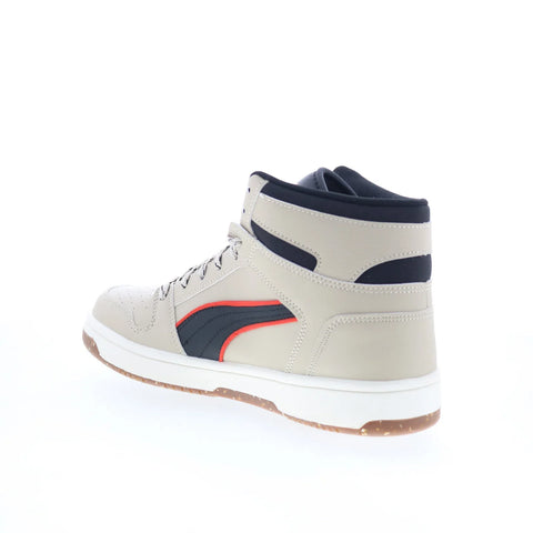 Puma Rebound Layup Street Trail Mens Beige Lifestyle Sneakers Shoes