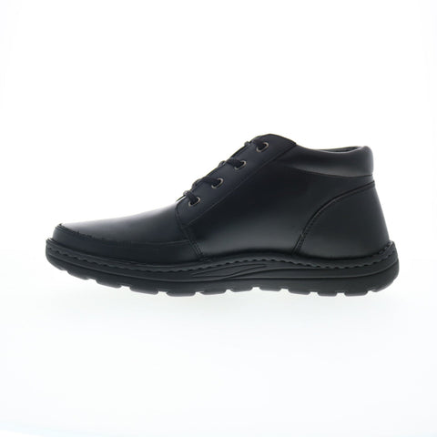 Drew Trevino 40206-14 Mens Black Leather Lace Up Chukkas Boots