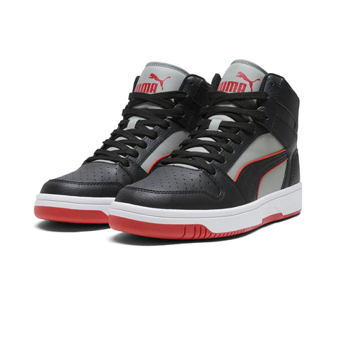 Puma Rebound Layup Piping 40208001 Mens Black Lifestyle Sneakers Shoes
