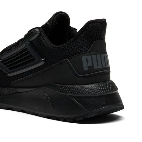 Puma Tetra 40212001 Mens Black Mesh Lace Up Athletic Running Shoes