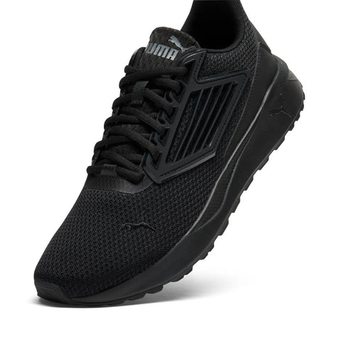 Puma Tetra 40212001 Mens Black Mesh Lace Up Athletic Running Shoes