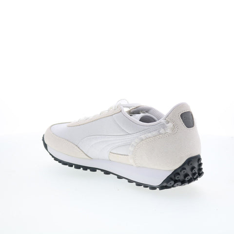 Puma Easy Rider Glam Athletics Womens White Suede Lifestyle Sneakers Shoes