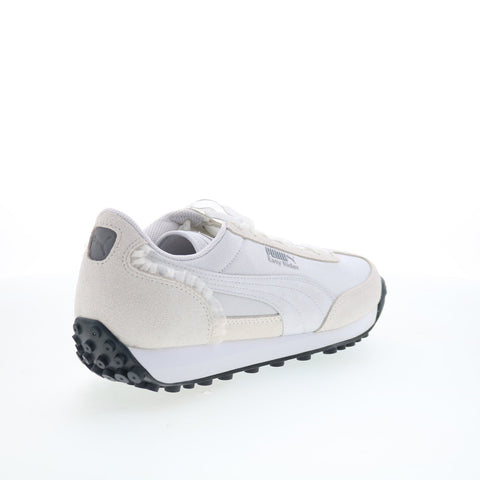 Puma Easy Rider Glam Athletics Womens White Suede Lifestyle Sneakers Shoes