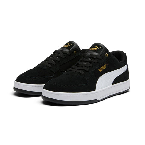 Puma Caven 2.0 Full 40237201 Mens Black Suede Lifestyle Sneakers Shoes