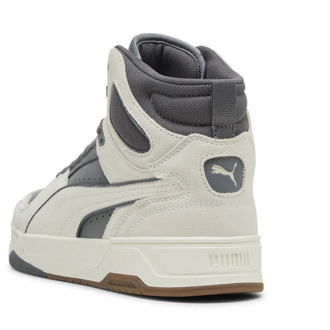 Puma RBD Break Mid SD 40245201 Mens Gray Leather Lifestyle Sneakers Shoes