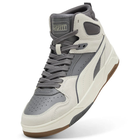 Puma RBD Break Mid SD 40245201 Mens Gray Leather Lifestyle Sneakers Shoes