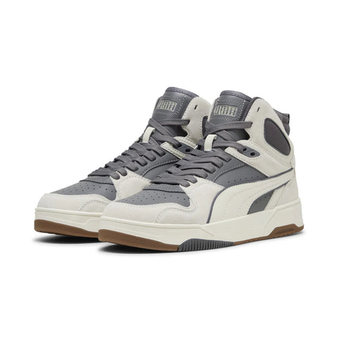 Puma RBD Break Mid SD 40245201 Mens Gray Leather Lifestyle Sneakers Shoes