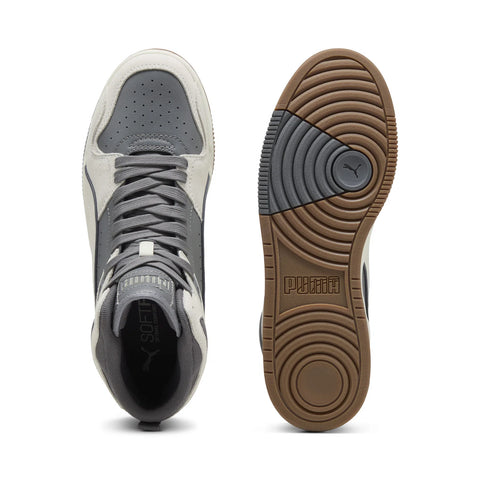 Puma RBD Break Mid SD 40245201 Mens Gray Leather Lifestyle Sneakers Shoes