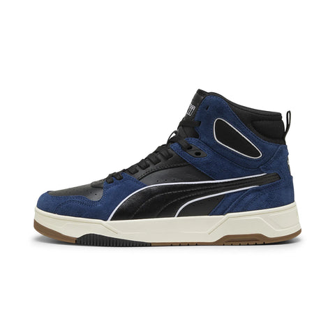Puma RBD Break Mid SD 40245203 Mens Black Leather Lifestyle Sneakers Shoes