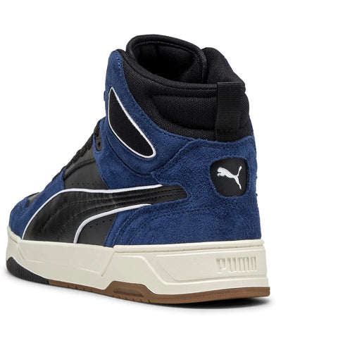Puma RBD Break Mid SD 40245203 Mens Black Leather Lifestyle Sneakers Shoes