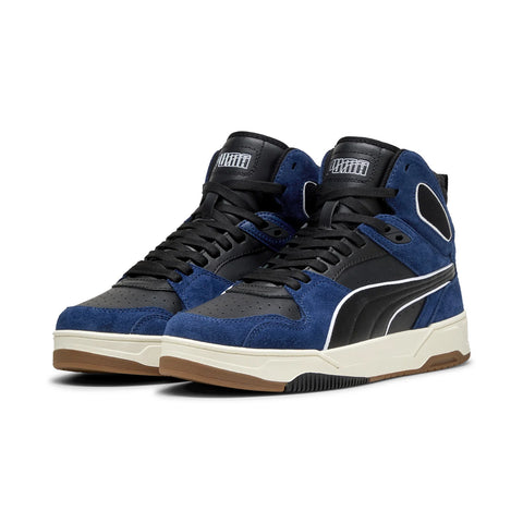 Puma RBD Break Mid SD 40245203 Mens Black Leather Lifestyle Sneakers Shoes