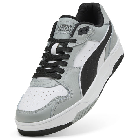 Puma RBD Break Low 40258606 Mens Gray Leather Lifestyle Sneakers Shoes