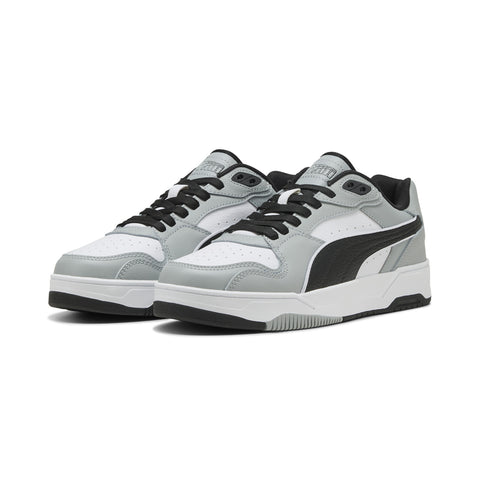 Puma RBD Break Low 40258606 Mens Gray Leather Lifestyle Sneakers Shoes